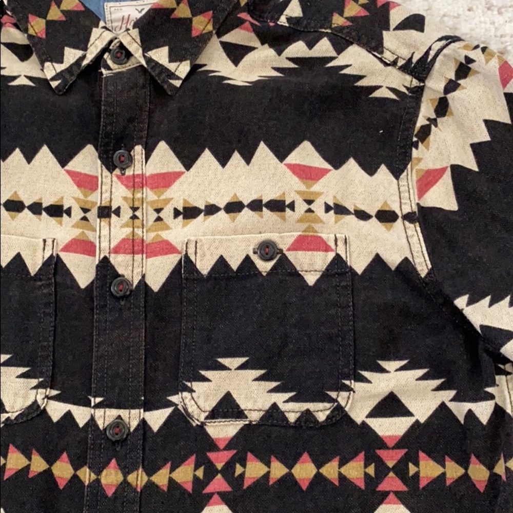 American Eagle Tribal Button Down - image 2